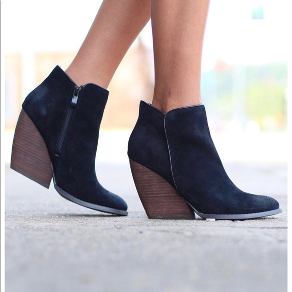 Very Volatile Shoes - Very Volatile black Whitby suede booties
